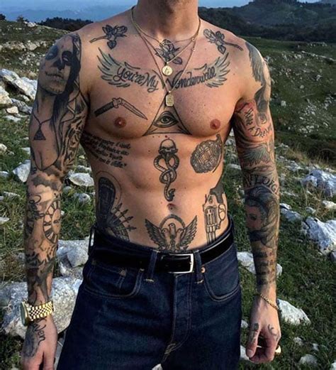 31 Stomach V Line Tattoos For Men Melinadiego