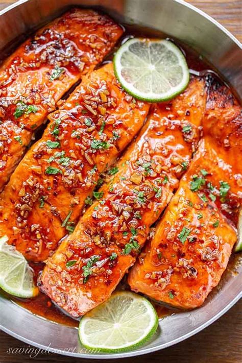 Spicy Honey Glazed Salmon Recipe Best Crafts And Recipes