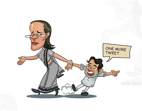 indian political cartoon characters behance