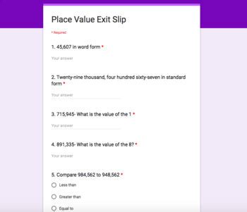 Take a sneak peak at the movies coming out this week (8/12) watching 'free guy' in a movie theater near me; Google Forms Place Value Exit Slip Ticket by Keegan for ...