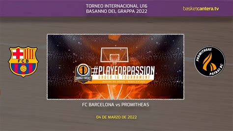 U16m Fc Barcelona Vs Promitheas U16 Tournament Playforpassion