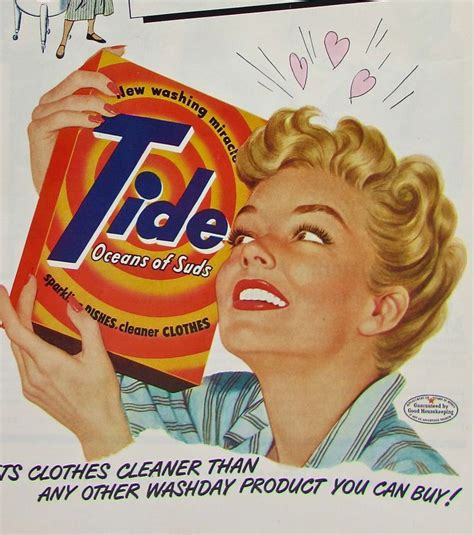 Simonsayssigns Original Vintage Advertisement 1950 Tide Laundry
