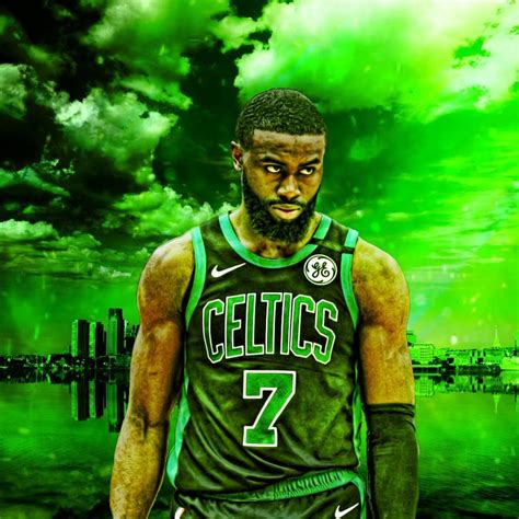 Got Bored So I Made A Jaylen Brown Edit With The Boston Skyline In The