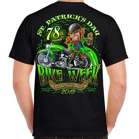 2019 Bike Week Daytona Beach St Pattys T Shirt Ebay