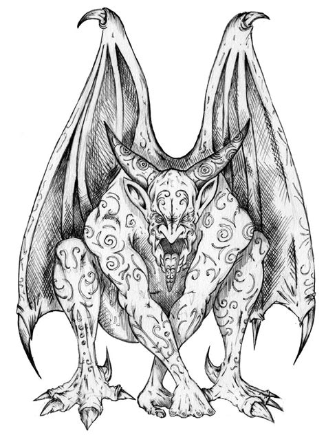 Gargoyle By Saintyak On Deviantart In 2023 Gargoyle Tattoo Picture