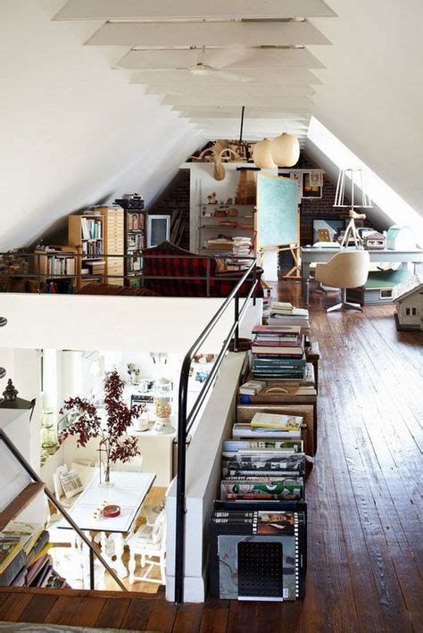 59 Ideas For Attic Art Studio Ideas Loft In 2020 Home Loft Spaces