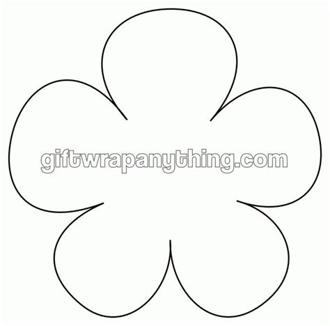 Flower Shapes Free Printable Templates