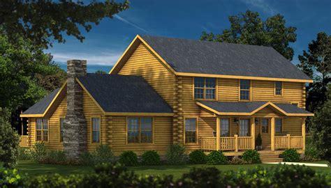 Twin Pines Plans And Information Southland Log Homes