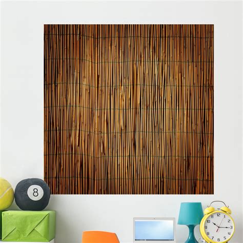 Bamboo Mat Wall Mural By Wallmonkeys Peel And Stick Graphic 48 In H X