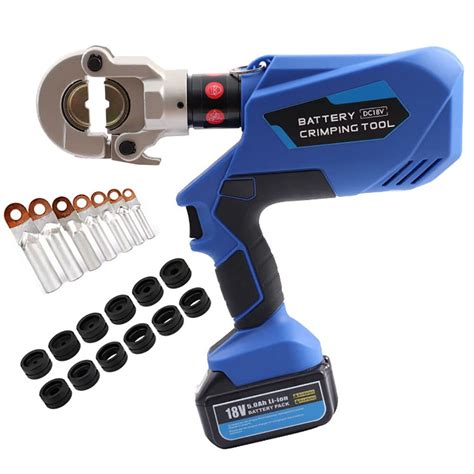 Buy Electric Hydraulic Wire Crimper Rechargeable Hydraulic Crimping Pliers With Oled Digital