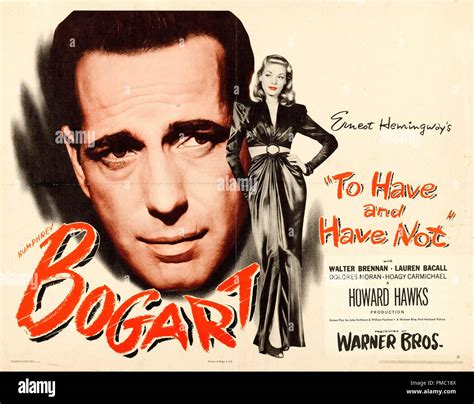 Humphrey Bogart To Have And Have Not Warner Brothers 1944 Lobby