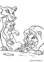 During its release in 1994, the film grossed many millions $ worldwide, becoming the most successful film released that year. Lion King coloring pages
