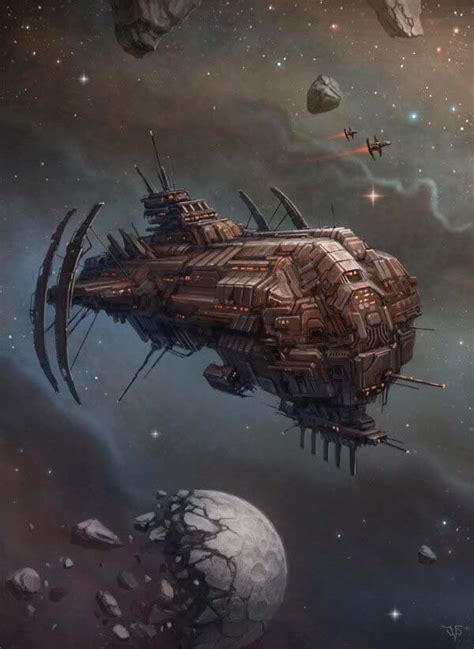 Cool Sci Fi Spaceship Concept Art Designs To Get Your Inspired