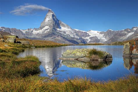 Matterhorn from Lake Stelliesee 07, Switzerland Photograph by Bogdan Lazar