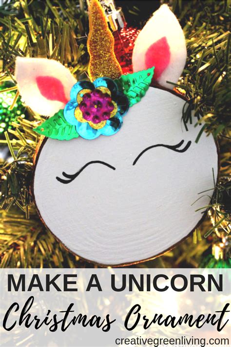 How To Make A Unicorn Christmas Ornament Christmas Ornaments Unicorn