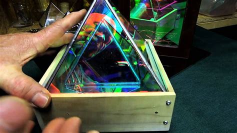 Dichroic Boro Glass Infinity Mirror Effect Pyramids 001 Youtube