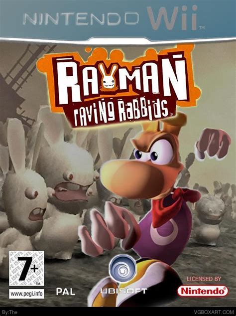 Rayman Raving Rabbids Wii Box Art Cover By Eg