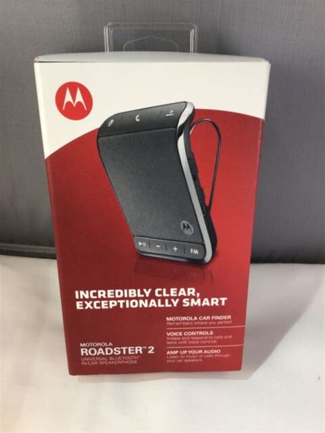 Motorola 98875n Roadster 2 Universal Bluetooth In Car Speakerphone For