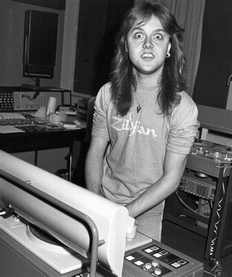 Lars At Sweet Silence Studios During The Recording Of Master Of Puppets