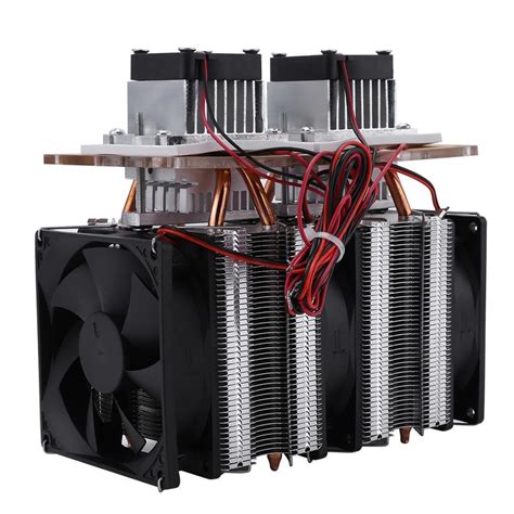Guys this ia a diy version of ac, you can make one at. Computer Heatsinks Dual Core Thermoelectric Peltier Element Radiator Cooling System DIY Mini Air ...