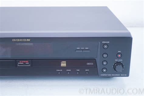 Sony Rcd W1 Dual Disc Cd Recorder Dual Deck Player In Factory Box