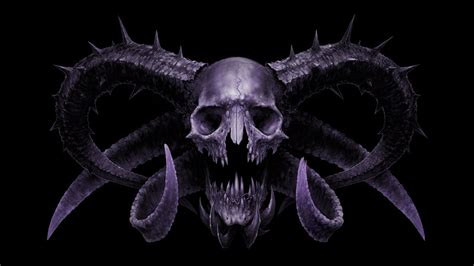 Demon Skull Hd Wallpaper