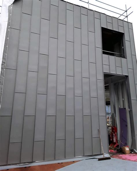 Our Vm Zinc Standing Seam Cladding Is Progressing Well At Lincoln