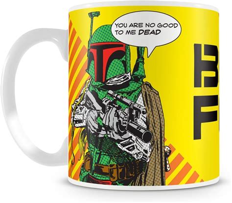 Officially Licensed Star Wars Boba Fett Coffee Mug Uk