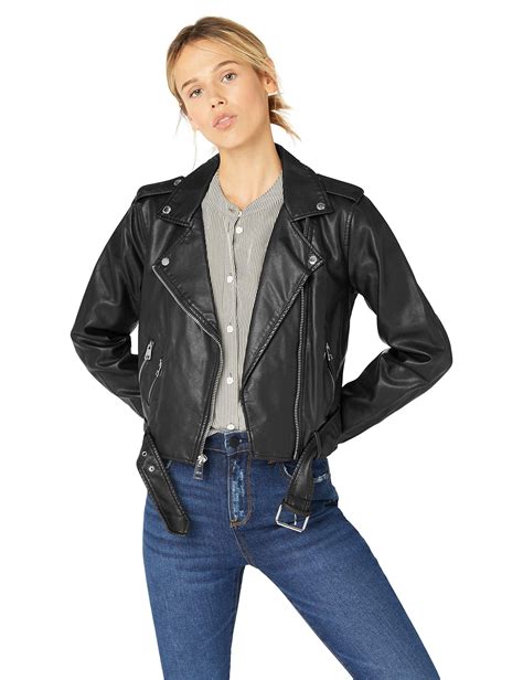 Levis Womens Faux Leather Asymme Leather Jacket Faux Leather Motorcycle Jacket Best Leather