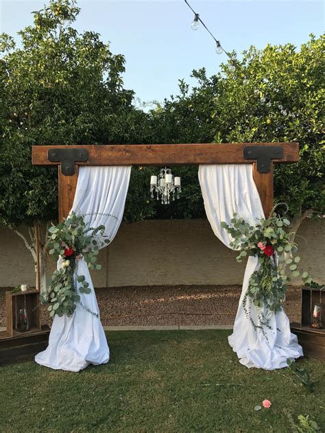 Wood Beam Arch Wedding Arch Rental Wood Wedding Arches Wooden