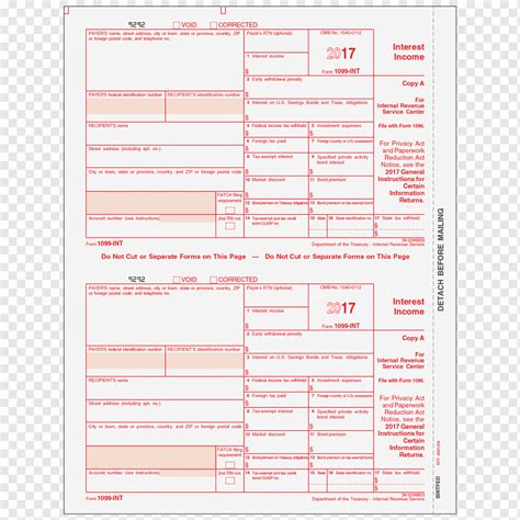 Tax Report Form 1099 Misc Form 1099 R Others Text Payment Form Png