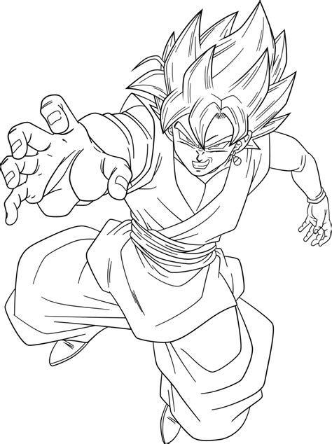 Super Saiyan Rose Goku Black Lineart By Songoku048 On Deviantart