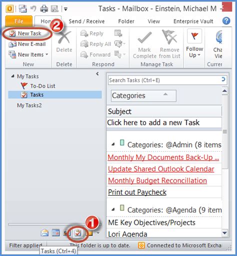 Microsoft Outlook Tasks A Primer — Email Overload Solutions