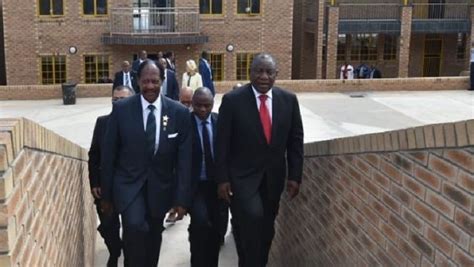 Ramaphosa Pays Courtesy Visit To Zion Christian Church In Limpopo