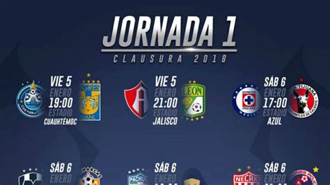 Los cambios de reglamento para el grita méxico a2021. Fechas y horarios de la jornada 1 del Clausura 2018 de la ...