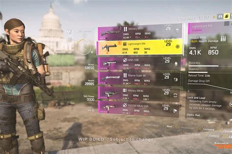 The Division 2 Adds New Weapon Types Promises More Interesting Exotics