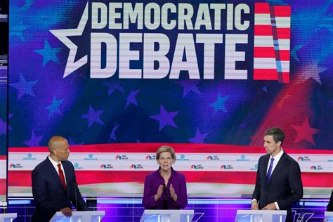 Us Democrat Presidential Debate Candidates Battle On Gun Control