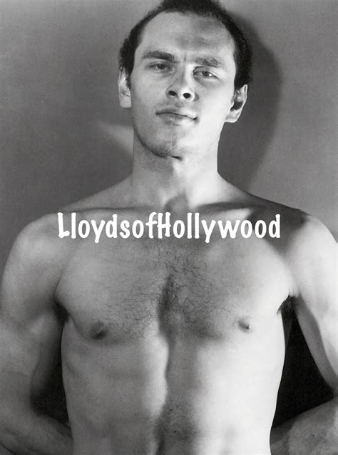 Yul Brynner Pre Hollywood Handsome Russian Born Actor Hairy Chest And
