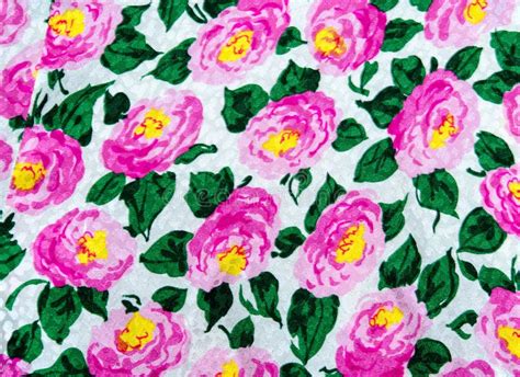 Fabric Pattern Flower Stock Photo Image Of Element Fabric 45540828