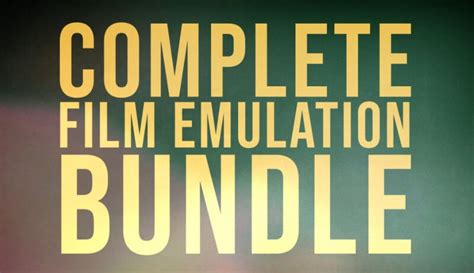 Complete Film Emulation Bundle Premiere Pro Presets Xtemplates
