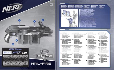 Sg Nerf Nerf N Strike Elite Hail Fire Instruction Manual