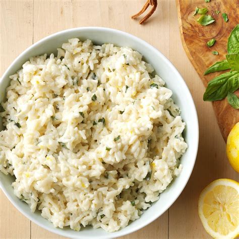 Creamy Lemon Rice Recipe How To Make It Taste Of Home