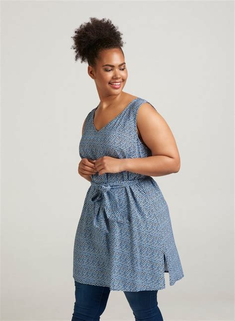 Zizzi tunika árak, eladó zizzi tunikák. Zizzi Tunika Damen Große Größen Tunika Ärmellose Elegant ...