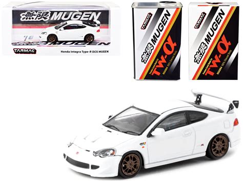 Honda Integra Type R Dc5 Mugen Championship White With Metal Oil Can