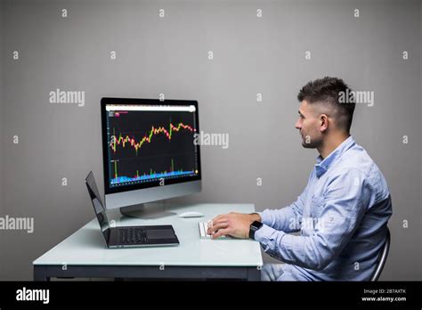 Stockbroker And Monitor Hi Res Stock Photography And Images Alamy