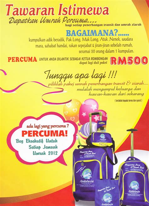 Pakej umrah selesa dan harga ekonomi. Andalusia Travel: Pakej2 Umrah