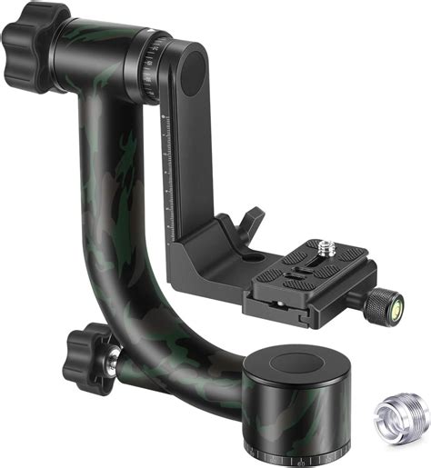 Amazon.com : Neewer Professional Gimbal Head Tripod Head Carbon Fiber