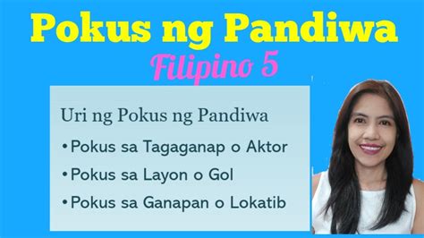 Pokus Ng Pandiwa Ii Filipino 5 Ii Teacher Ai Youtube