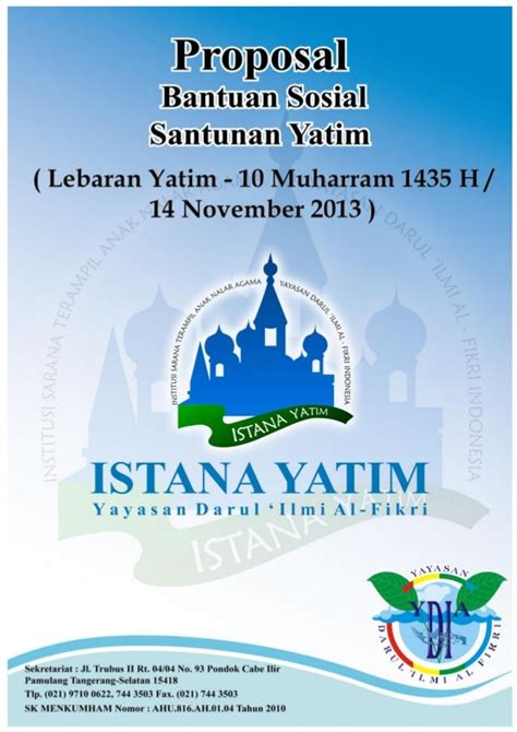 Cover Proposal Santunan Anak Yatim - Ikrar Siswa