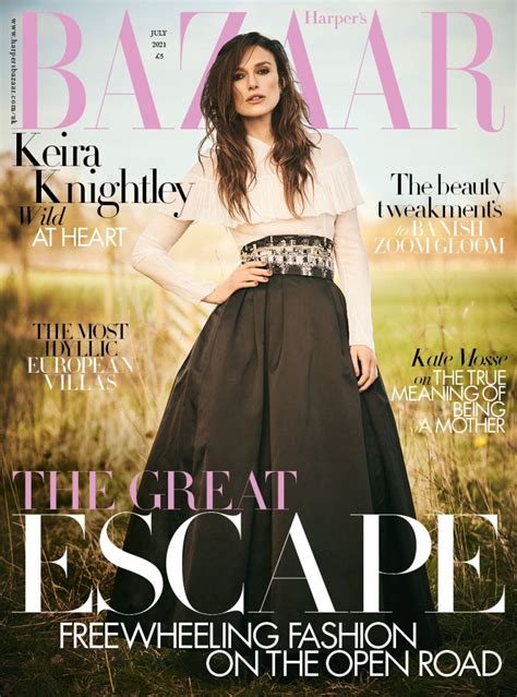 Keira Knightley Dans Harpers Bazaar Magazine 26 Juin 2021